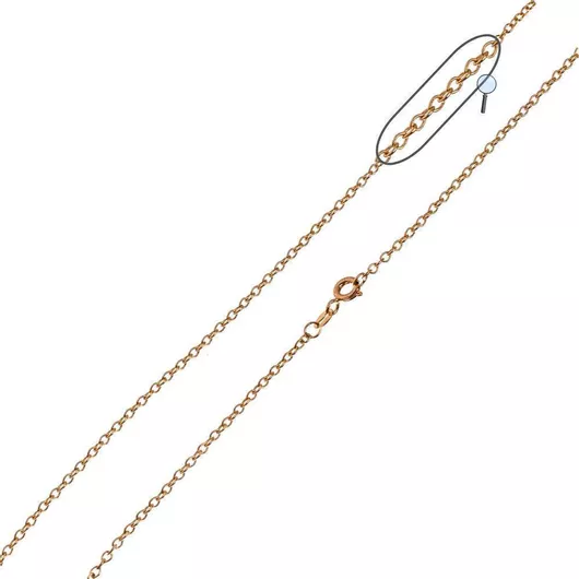 Gatsa Χρυσό Αλυσίδα Λαιμού 14Κ Μήκους 40cm
