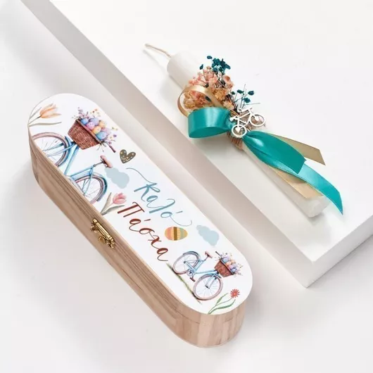 Πασχαλινή Λαμπάδα Κασετίνα Ποδήλατο 23x6x6cm 18944