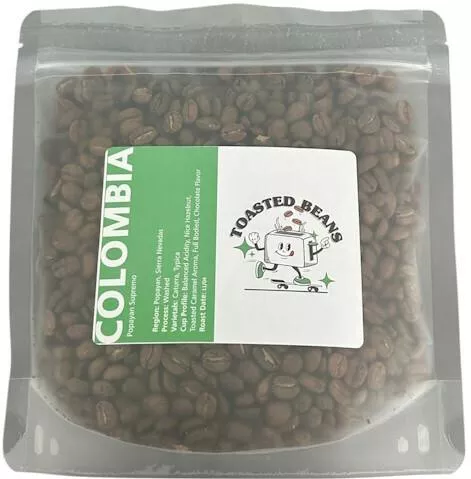 Toasted Beans Καφές Espresso Colombia σε Κόκκους 250gr