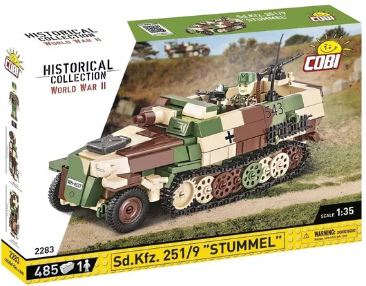 Cobi Τουβλάκια Historical Collection Wwii Sd.kfz. 251-9 Stummel για 7+ Ετών 485τμχ