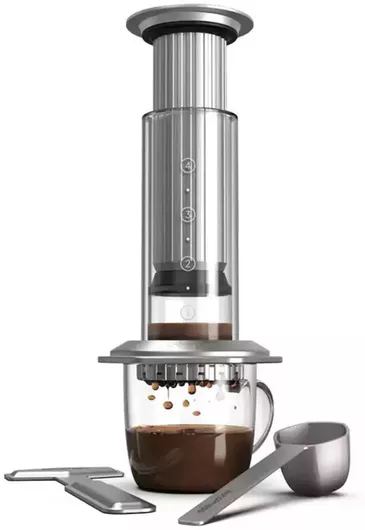 Aeropress Premium Γυαλί Ανοξείδωτο Ατσάλι Αλουμίνιο
