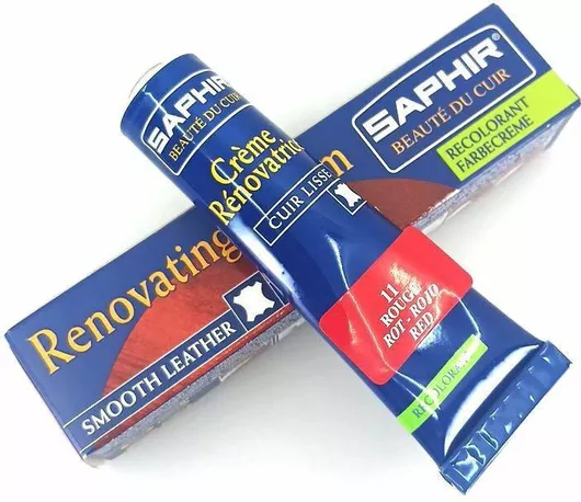 Saphir Crème Rénovatrice 25 Ml 11 Red Κρέμα Επαναχρωματισμού & Αναδόμησης Δερμάτινων Ειδών Απόχρωση Red 11