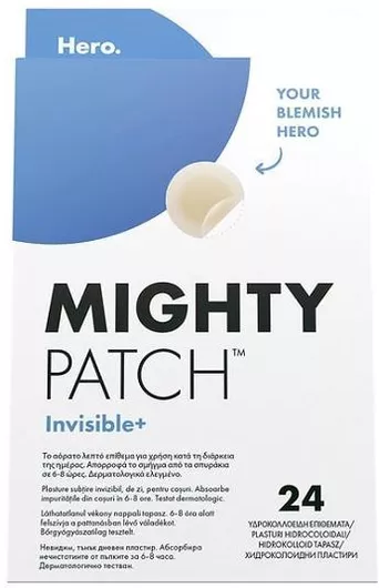 Hero Επιθέματα για Σπυράκια Mighty Patch Invisible 24τμχ