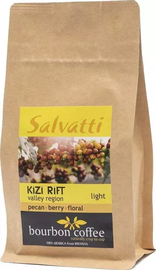 Salvatti Καφές Espresso Arabica Rwanda Caramel σε Κόκκους 250gr