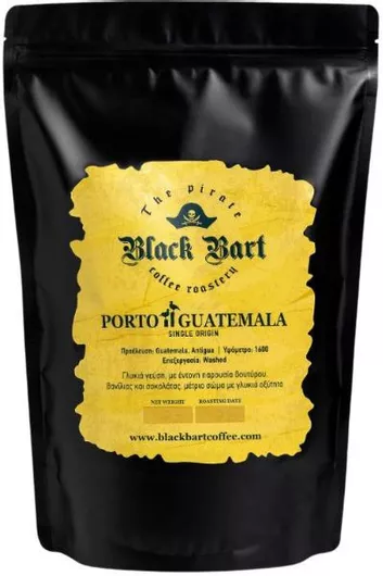 Black Bart Coffee Καφές Espresso Arabica Guatemala Porto Guatemala σε Κόκκους 1kg