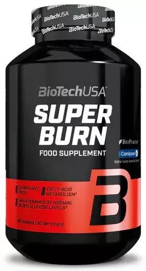 Biotech USA Super Burn με Καρνιτίνη & Γεύση Green Tea 120 Ταμπλέτες