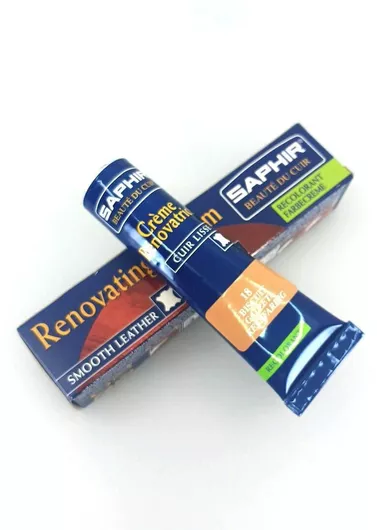 Saphir Crème Rénovatrice 25 Ml 18 Biscuit Κρέμα Επαναχρωματισμού & Αναδόμησης Δερμάτινων Ειδών Απόχρωση Biscuit 18
