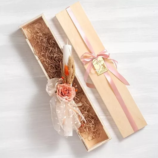 Πασχαλινή Λαμπάδα Λουλούδια 47x9.x6cm 02450