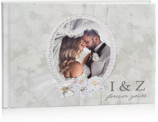 Balloon Βιβλίο Ευχών Γάμου Γκρι 21 εκcm