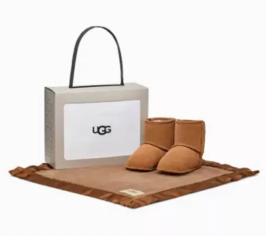 Ugg Australia Βρεφικά Μποτάκια Αγκαλιάς Καφέ