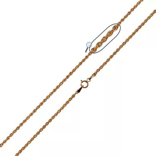 Gatsa Αλυσίδα Λαιμού Στριφτή Μήκους 50cm