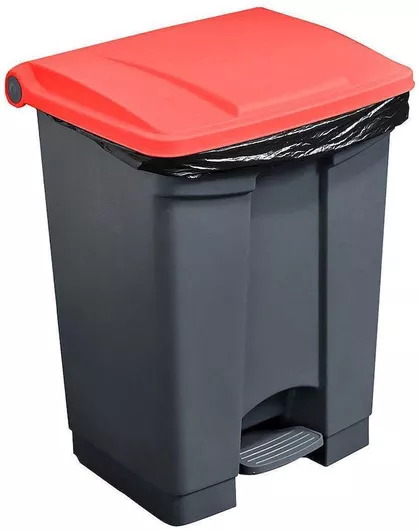 Πλαστικός Κάδος Απορριμμάτων Τροχήλατος με Πεντάλ 68lt