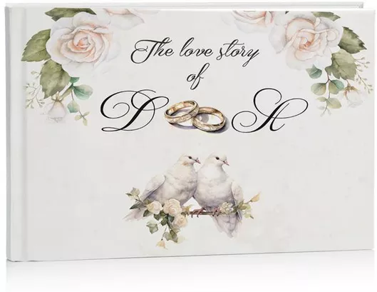 Βιβλίο Ευχών Γάμου Love Story 27 X 21 Εκ D15010 Bal-d15010-love-story