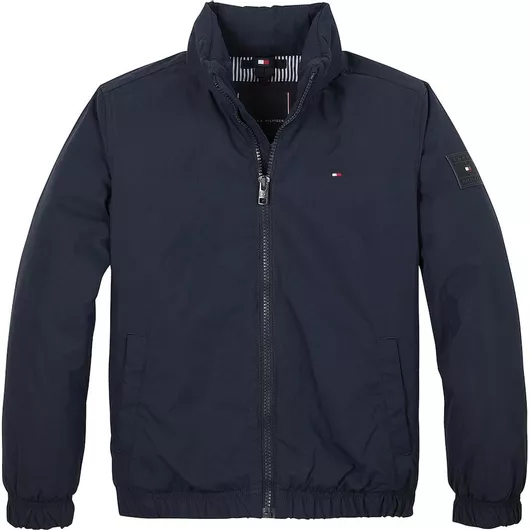 Παιδικό Casual Μπουφάν με Κουκούλα Μπλε Σκούρο Essential Padded
