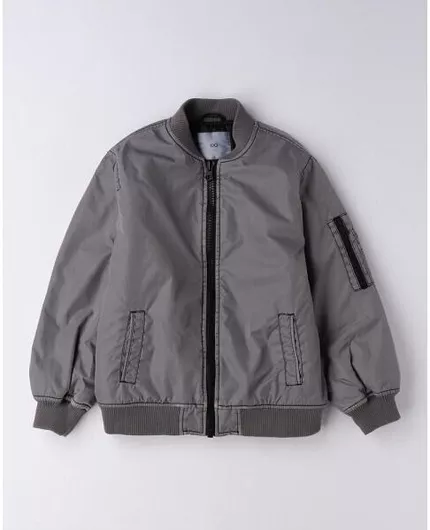 Παιδικό Casual Μπουφάν Dark Grey Padded