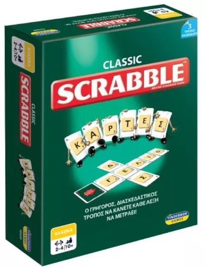 Επιτραπέζιο Παιχνίδι Classic Scrabble για 2-4 Παίκτες 10+ Ετών Δεσύλλας