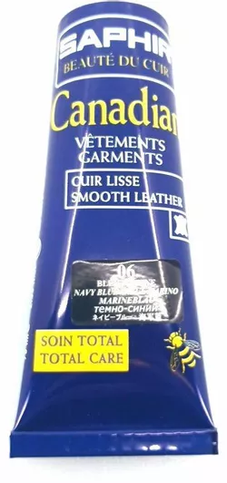 Saphir Canadian 75ml Navy Blue 06 Σετ Περιποίησης Παπουτσιών Ανανέωση Δερμάτος Απόχρωση Navy Blue 06