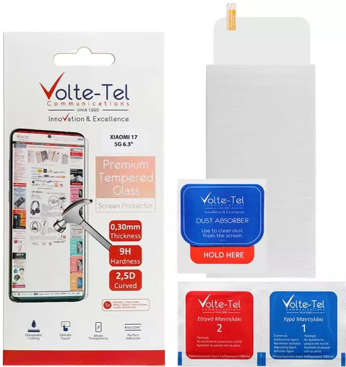 Volte-Tel 2.5D 0.3mm Full Glue Tempered Glass (Xiaomi 17)