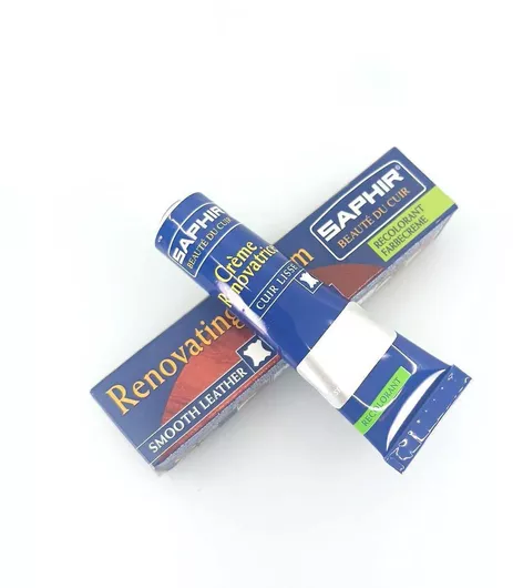 Saphir Crème Rénovatrice 25 Ml 24 Silver Κρέμα Επαναχρωματισμού & Αναδόμησης Δερμάτινων Ειδών Απόχρωση Silver 24