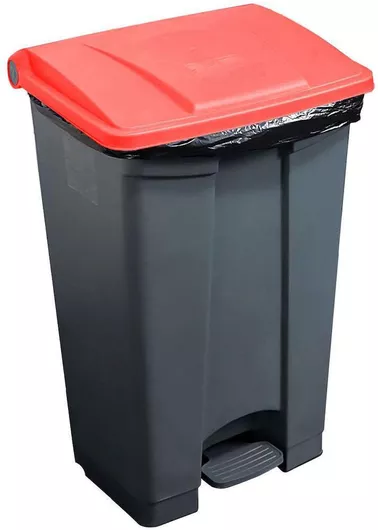 Πλαστικός Κάδος Απορριμμάτων Τροχήλατος με Πεντάλ 87lt