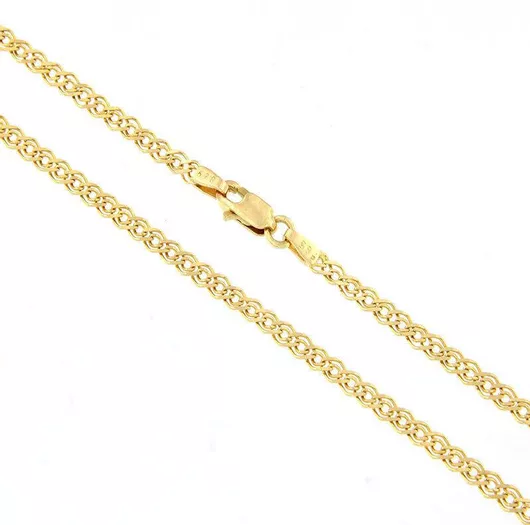 Forever Friends Χρυσό Αλυσίδα Λαιμού 14Κ Λεπτή Πάχους 2.6mm & Μήκους 50cm