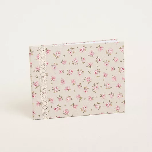 Beauty Home Βιβλιο Ευχων Μινι Φλοραλ Μπεζ