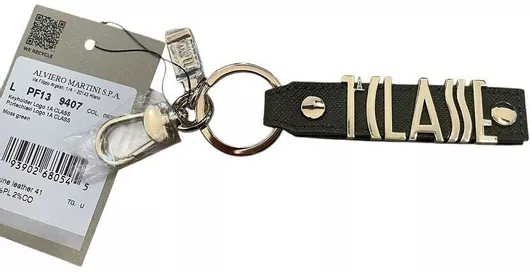 Alviero Martini Moss Green Keyholder Logo 1a Class Pf139407-0609 Πρασινο