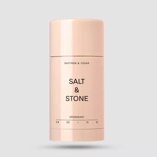 Salt & Stone Αρωματικό Χώρου Salt & Stone με Άρωμα Saffron & Cedar 75gr