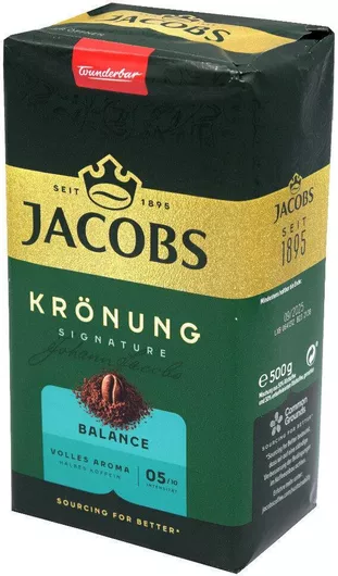 Jacobs Καφές Φίλτρου Krönung Αλεσμένος 500gr
