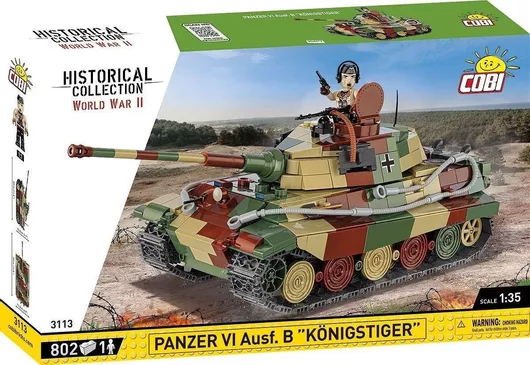 Cobi Τουβλάκια Panzer VI Ausf. B King Tiger για 9+ Ετών 802τμχ