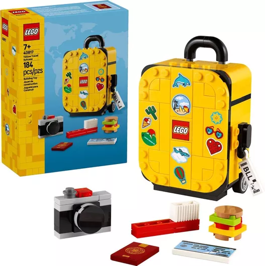 LEGO Τουβλάκια Yellow Travel Suitcase για 7+ Ετών 184τμχ