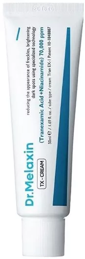 Dr. Melaxin TX Κρέμα Προσώπου για Ενυδάτωση & Πανάδες 50ml