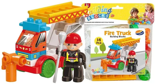 ToyMarkt Τουβλάκια Πυροσβεστική 14τμχ