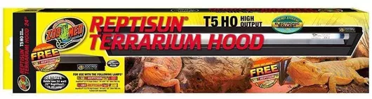 Zoomed Reptisun T5 Ho Terrarium Hood 35cm Λάμπα Ενυδρείου Ερπετών T5 5.0 15w