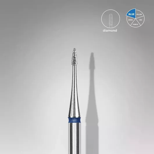 Staleks Διαμαντόφρεζα Τροχού Νυχιών με Σχήμα Φλόγας Μπλε - 52621ea9