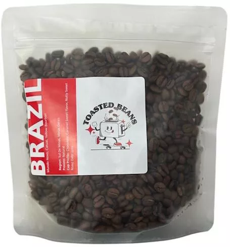 Toasted Beans Καφές Espresso Brazil σε Κόκκους 250gr