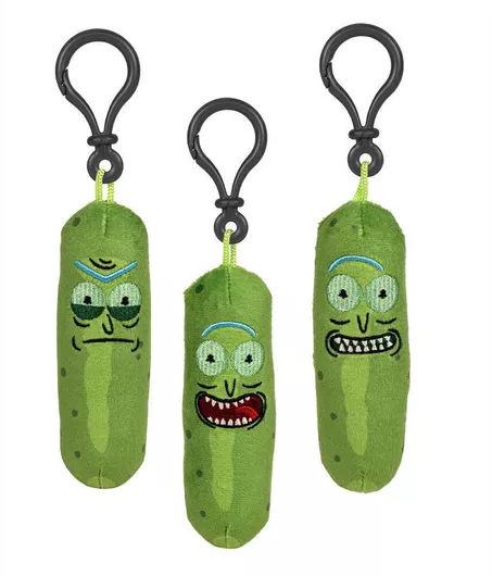 Rick & Morty Pickle Assorted Plush Keychain 10cm