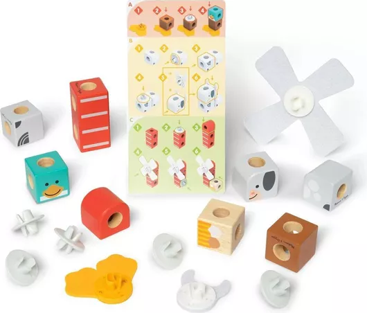 Melissa & Doug Τουβλάκια Bloackables: Farm Friends