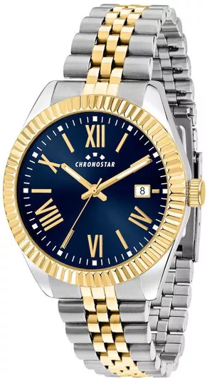 Chronostar R3753312006 41mm Μπαταρίας με Χρυσό Μεταλλικό Μπρασελέ
