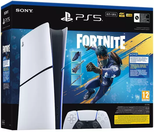 Sony PlayStation 5 Slim 825GB Digital Edition Fortnite Flowering Chaos Bundle