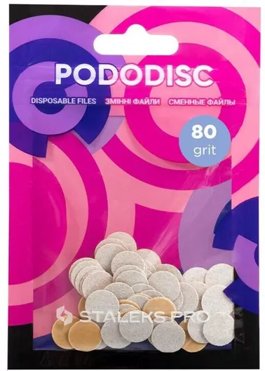 Staleks Αυτοκόλλητα Ανταλλακτικά Buffer Xs 10mm Pododisc 50 Τμχ Pdf-10-80w