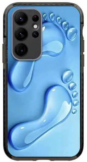 Foot Prints Θήκη Κινητού 91858 Σχέδιο Πολύχρωμο Samsung Galaxy S22 Ultra