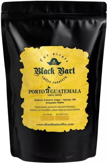 Black Bart Coffee Καφές Espresso Arabica Guatemala Porto Guatemala σε Κόκκους 250gr