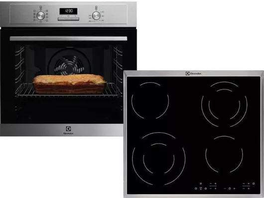 Electrolux Φούρνος άνω Πάγκου 72lt με Κεραμικές Εστίες Π59.4cm Inox - 7beadd99