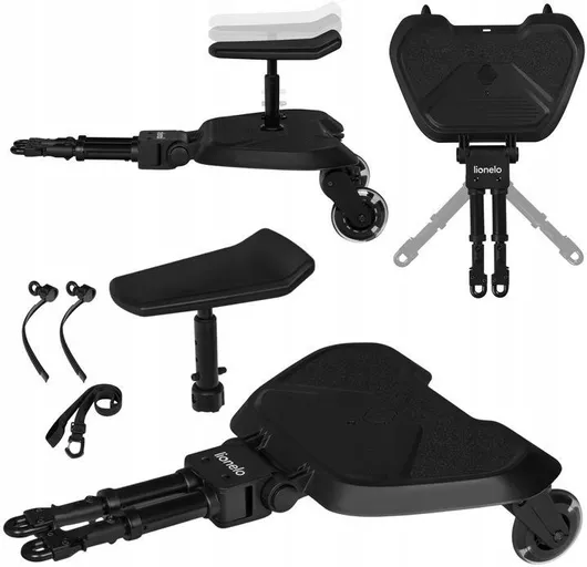 Lionelo Buggy Board Καροτσιού Μαύρο