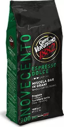 Caffe Vergnano 1882 Καφές Espresso Arabica Dolce 900 σε Κόκκους 1kg