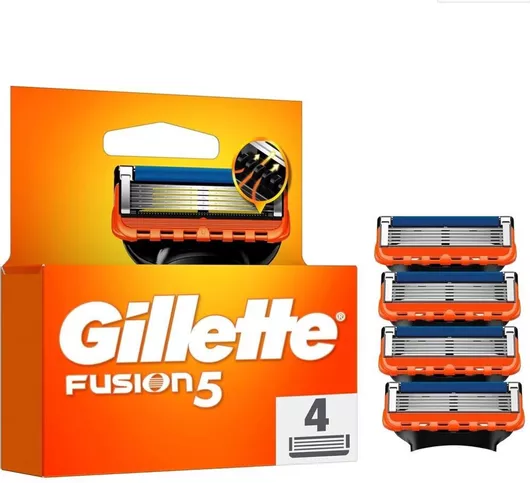Gillette Ανταλλακτικές Κεφαλές με 5 Λεπίδες & Λιπαντική Ταινία 4τμχ