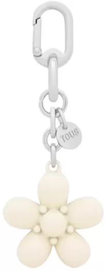 Tous Llavero Puffed Daisy Flower Beige 359470 Γυναικείο