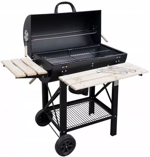 Ψησταριά Κάρβουνου με Καπάκι & Θερμόμετρο