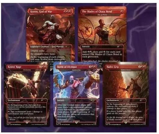 Magic Gathering Secret Lair X Sony God War Greek English Version Wocd51860000 170408 195166308456